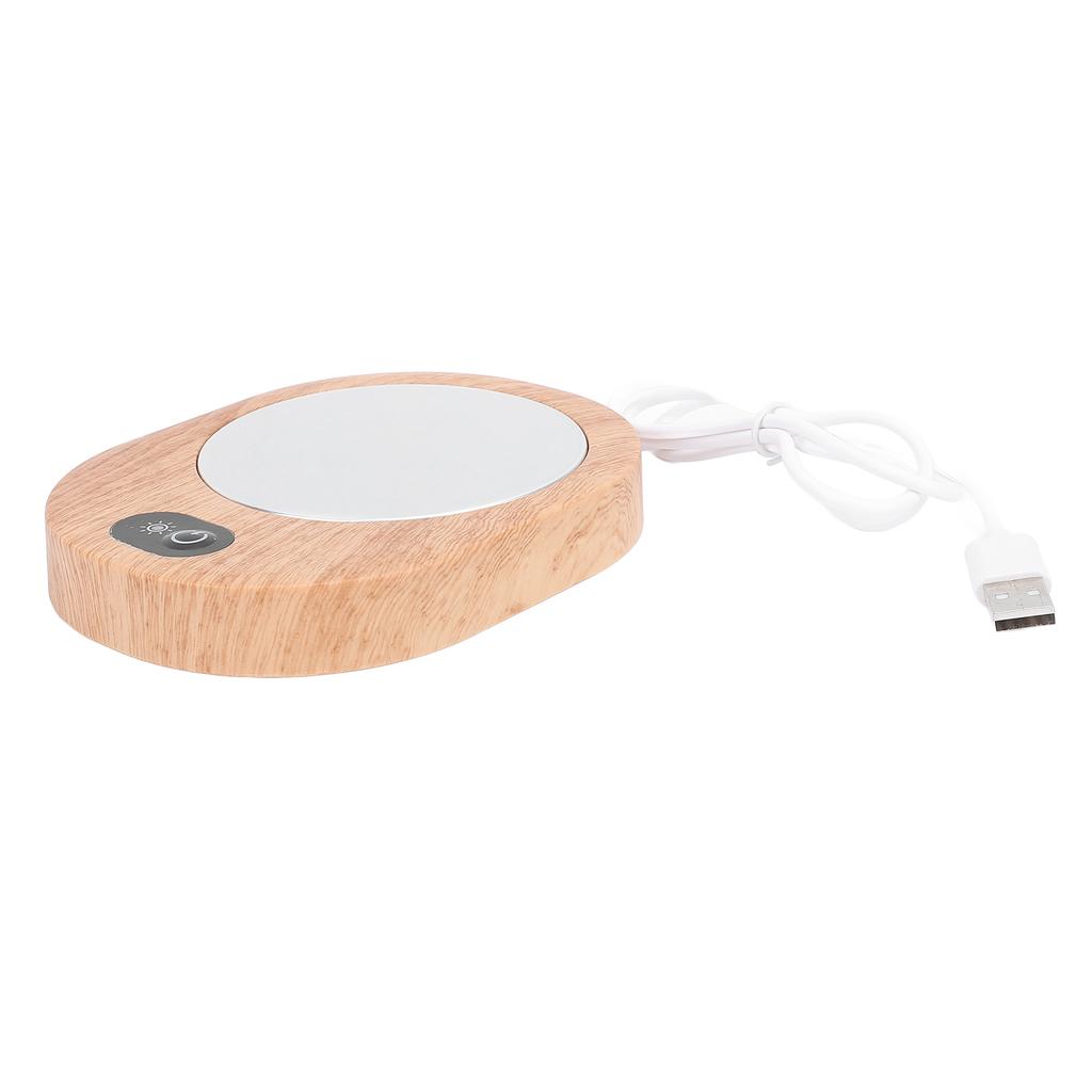 Electric Cup Warmer Fast Heating Non Slip USB Plug In 13W 5V 3A Tea Cup Mug Warmer for Glass Ceramic Stainless Steel