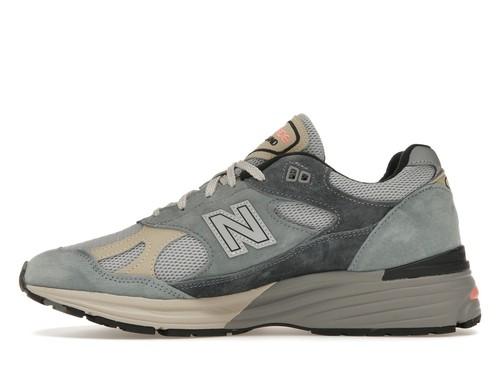 New Balance 991v2 Made in England Silver Blue - U991SG2 Men's Style