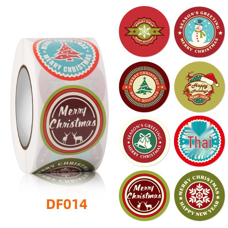 Santa Claus Christmas Sealing Stickers - Gift Wrap & Box Decoration