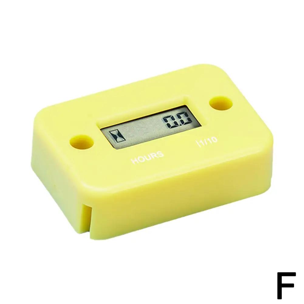 Motorsykkelinstrumenter Motor R Arbeidende Turteller Timeteller Vanntett LCD-skjerm Digitalt Instrument For Bil Båt R C5w8