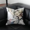 Anime KKiznaiver Cushion Cover Pillow Case Antidustmite Invisible Zipper Silky Plush Cushion