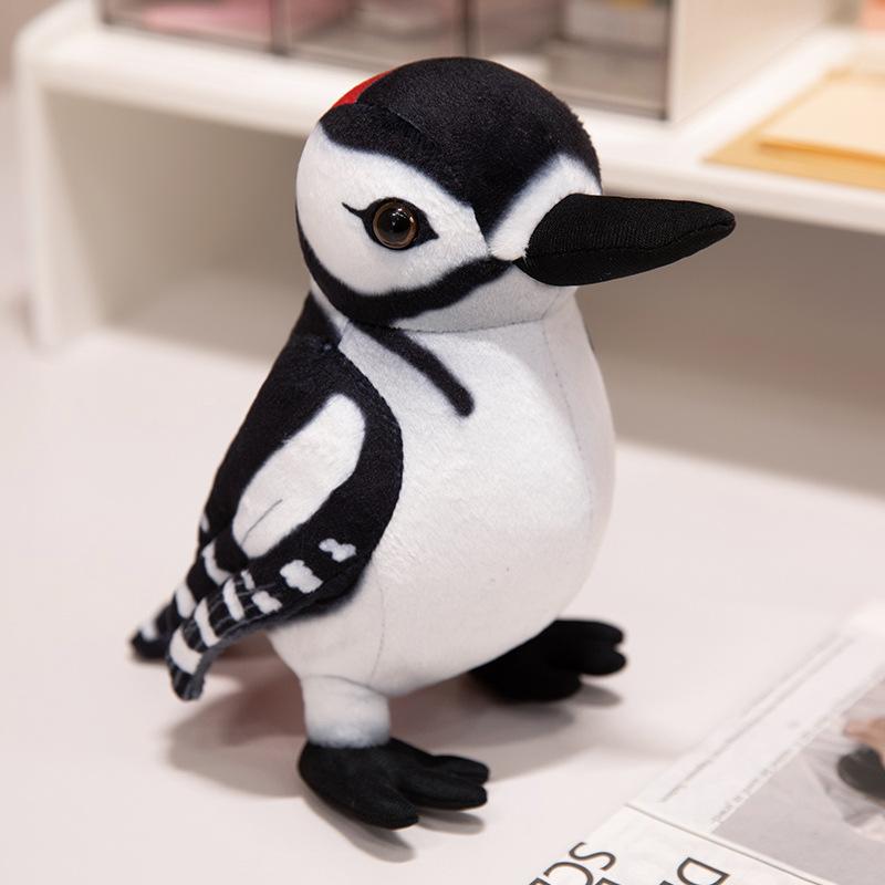 

Cute simulation woodpecker doll plush toy bird doll home living room ornament boy soothing doll 20cm（0.1kg）