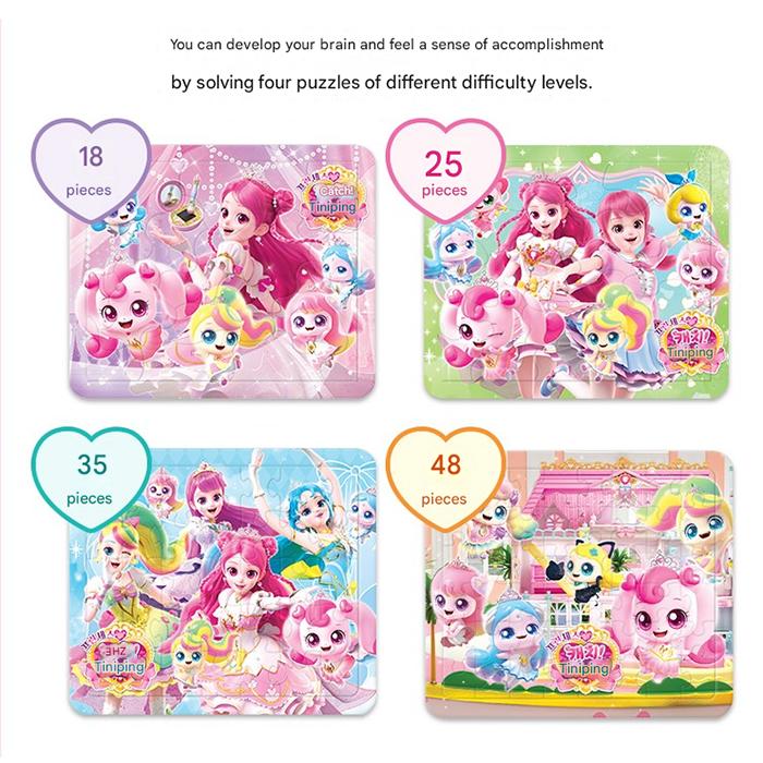 Princess Catch! Teenieping Season 6 IQ Bag Puzzle (KC Certified / Made In Korea)