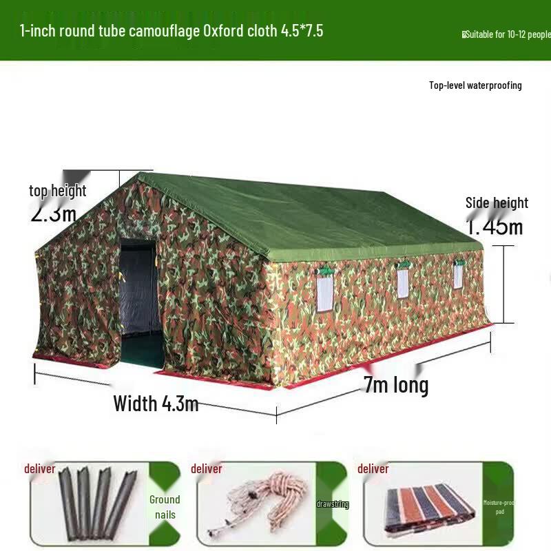 JINGGENG Heavy-Duty Outdoor Waterproof Tent