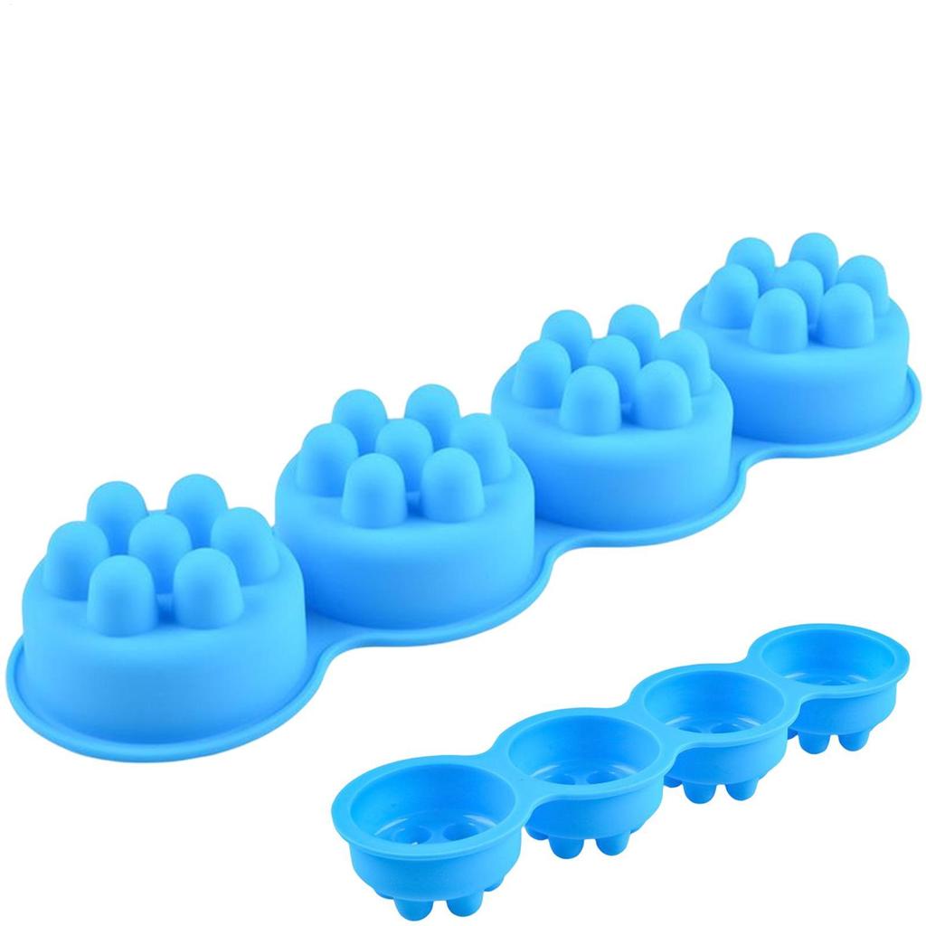 28x7.5cm 3D Massage Bar Mold Hair Brush Silicone Mould Baking Molds Nonstick Soap Making Mold For DIY Soap Chocolate Jelly Cake