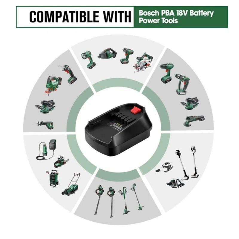 BOSB18C Li-Ion Battery Converter Adapter for Bosch 18V Battery Used To for Bosch C 18V Electrical Power Tool