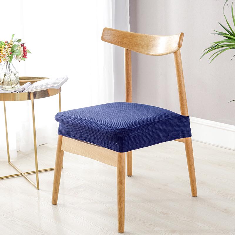 Vodotěsný sametový potah sedadla s kostkovaným vzorem - Silný, měkký, elastický, nežmolkuje se, odolný proti skvrnám, jednobarevný potah na stoličku.