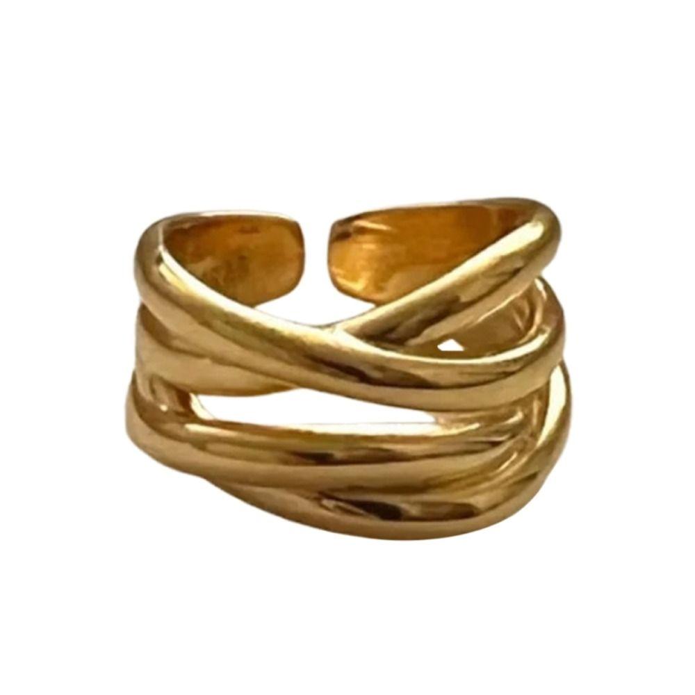 Irregular Irregular Rings Adjustable Beach Jewelry Accessories Trendy Punk Ring for Womem