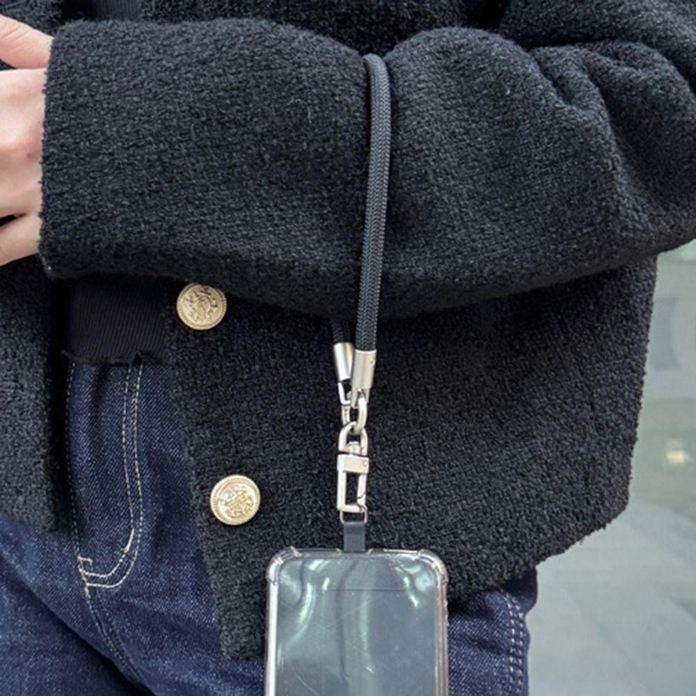 Metal Hook Wrist Strap 360 Degree Rotation Phone Lanyard New Short Hand Strap  for Phone Case