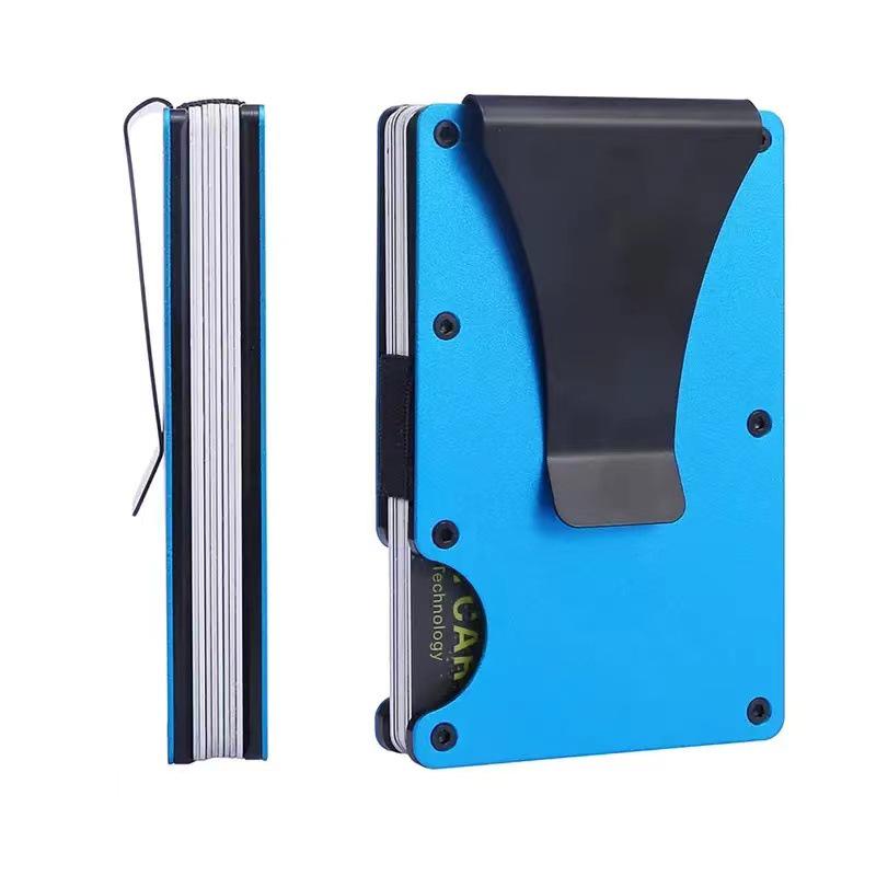 Aluminum Alloy RFID Anti-theft Credit Card Holder