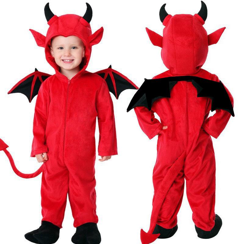 Costumi Carini da Diavoletto e Vampiro di Halloween per Bambini - Ragazzi e Ragazze