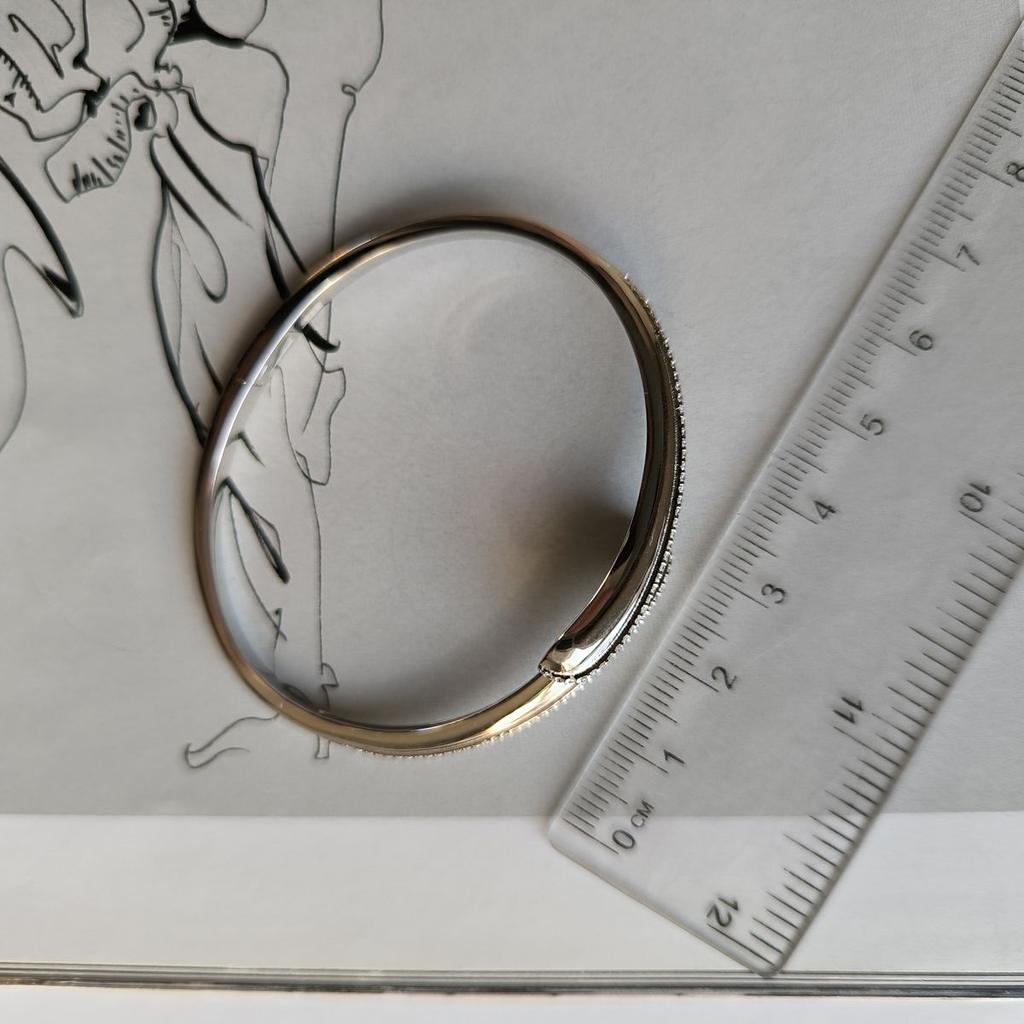 Silver Bracelet with Cubic Zirconia, Item Weight 12.02 G (2182818)