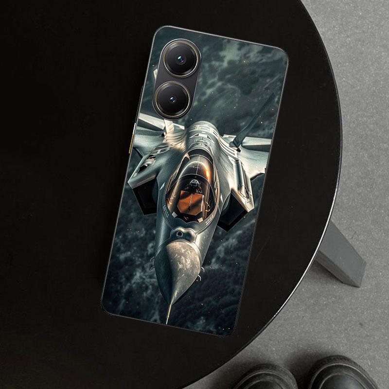 Aircraft Airplane Cool Phone Case Cover for Xiaomi Poco X6 X5 X7 Pro F7 Ultra Redmi 15C 15 13C 13 12C 12 10C 10 10A 9C 9A 9T 9 C