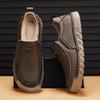Fashion 2025 Trend Mens Casual Shoes Handmade Leather Comfy Loafers Moccasins Luxury Designers Lightweight Breathable Men Outdoor Shoes
