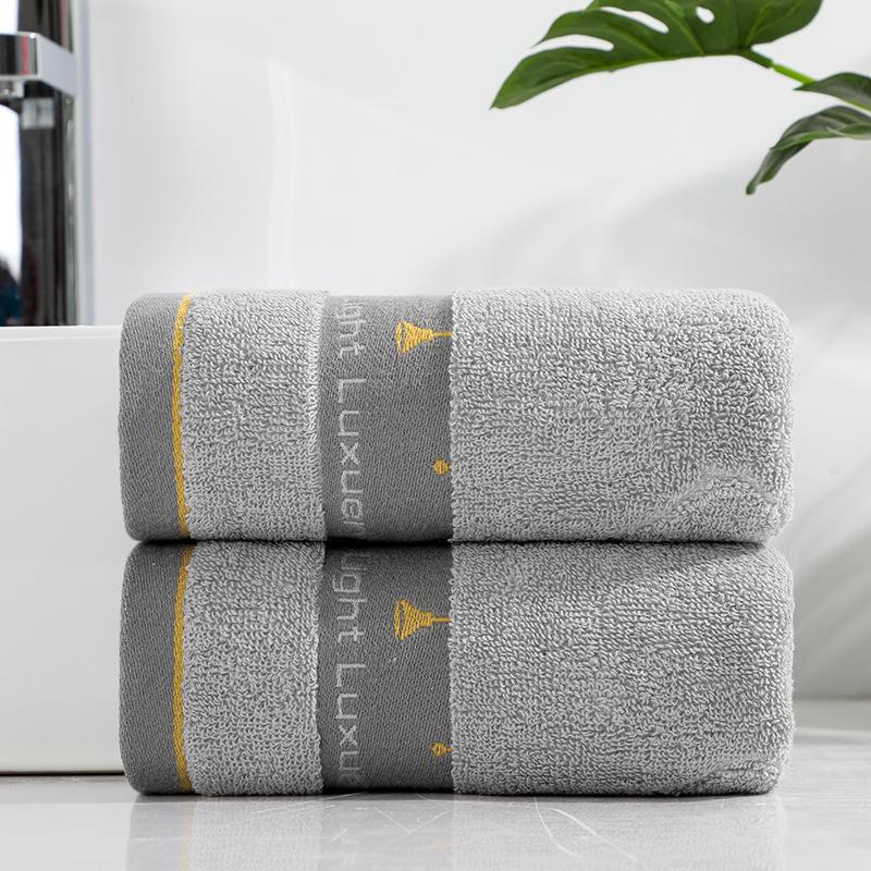 Soft, Thick Pure Cotton Face Towels - Absorbent and Gentle for Adults