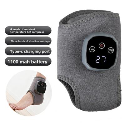 3 Vibration Modes Ankle Massager 4 Heat Levels Heating Ankle Massage Belt Heated Wrap Support