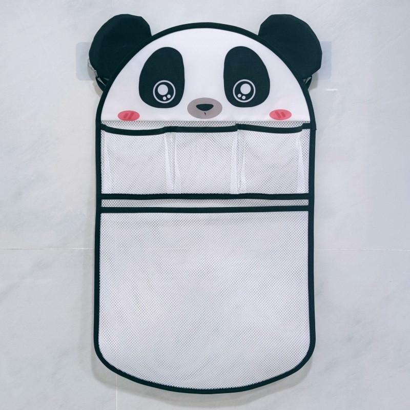 Childrens Bathroom Mesh Storage Bag Waterproof Hanging Toy Organizer For Bathtub Use