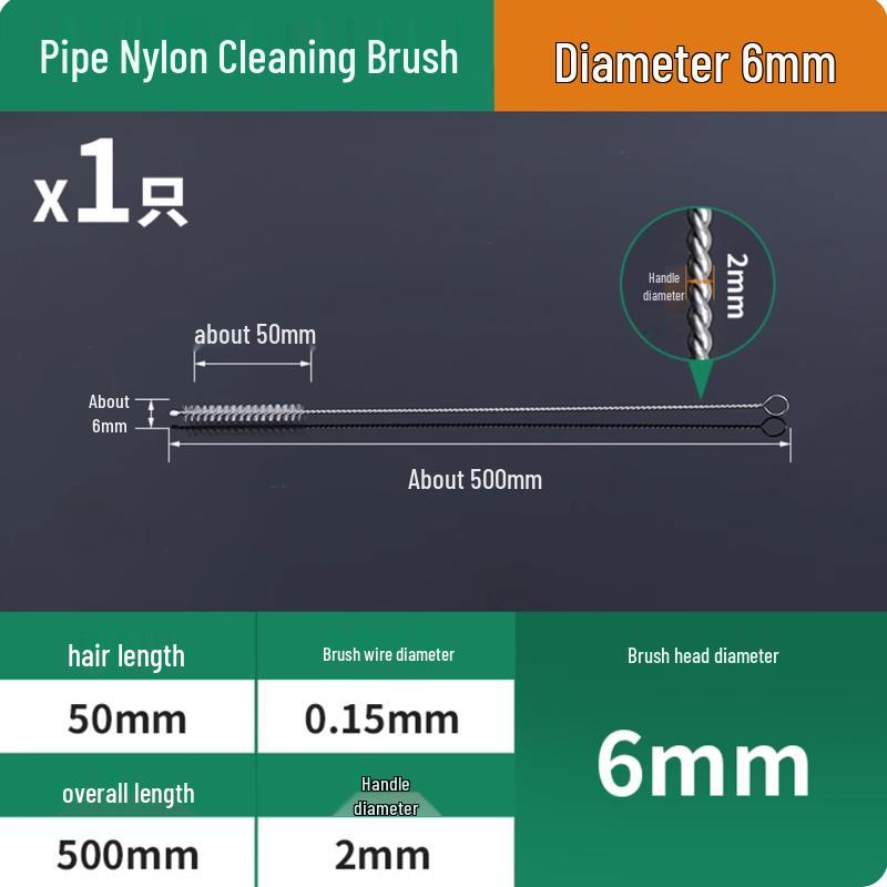 Fuhao Extended Handle Nylon Hole & Pipe Cleaning Brush