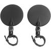 2 Pcs Round Rearview Mirrors for 22mm Handlebars