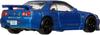 Hot Wheels Car Culture Timeless Icons Nissan Skyline II Vehicle Toy Diecast Car for Ages 3 and JBK92 GT-R V-Spec (BNR34) Up, Blue,