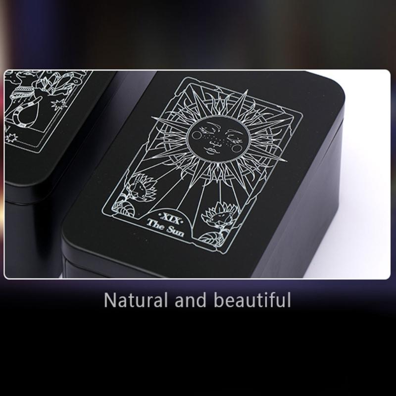 Rectangle Money Coin Carry Box Small Tarots Organizers Jewelry Key Storage Box