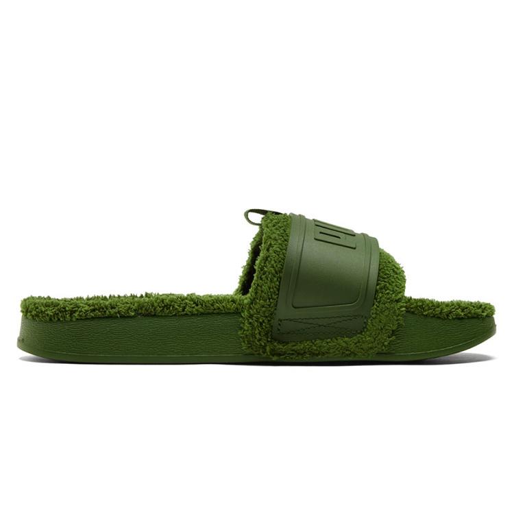 Puma Leadcat Ylm Slide Winter Slipper Green (Unisex) Slide Slippers 384411 03