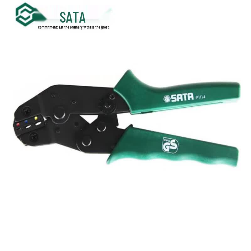 SATA 91114 Precision Insulated Terminal Crimping Pliers 7.5 inch