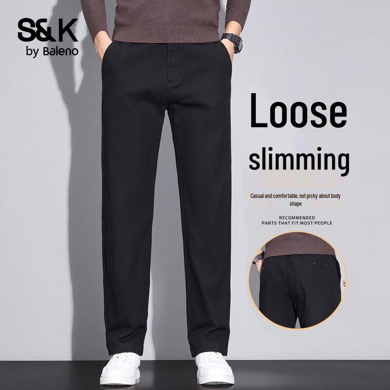 

Baleno S&K Series Men s Straight-Leg Business Casual Pants 34