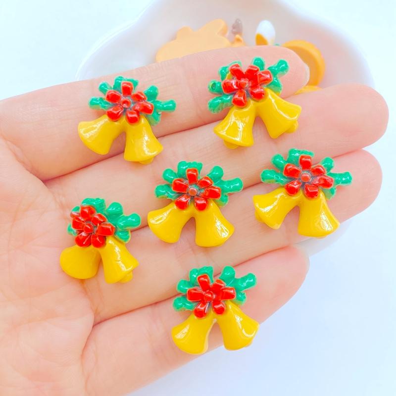 20 Stück Niedlicher Weihnachts-Schneemann, Weihnachtsmann, Lebkuchenmann, Weihnachtsbaum, Flache Rückseite, Harz, Scrapbooking, DIY, Schmuck, Dekoration, Zubehör