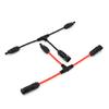 Solar Panel Branch Cable Connectors 30A Capacity 6mm² Wire Pair Cable Link Panels Connection Cable for Connection