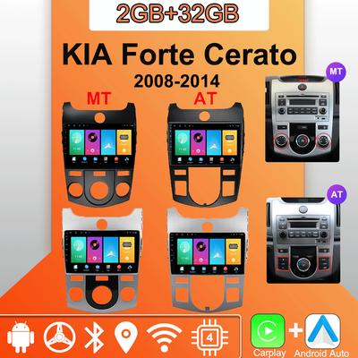 Android Carplay Car Radio For KIA Forte Cerato 2008-2014 Multimedia Player Head Unit Stereo GPS Navigation BT WIFI 2+32GB