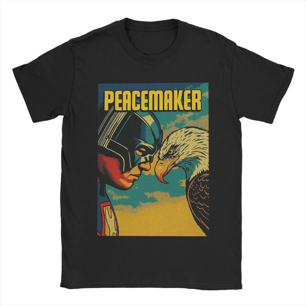 Vigilante Peacemaker Citáty Tričko pro Muže Ženy Potiskovaná Trička Bavlněné Oblečení