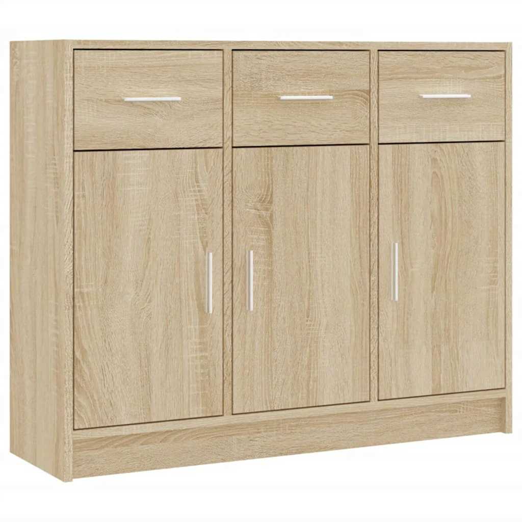 Sideboard Sonoma Eiche 91 x 28 x 75 cm Spanplatte