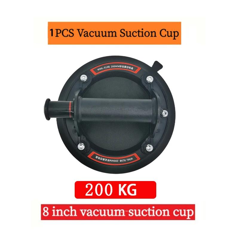 2025 Vacuum Suction Cup 200kg Loading Capacity Heavy Duty Vacuum Spreader For Tile Adsorption 8 Inch Cup Glass Granite Lifting