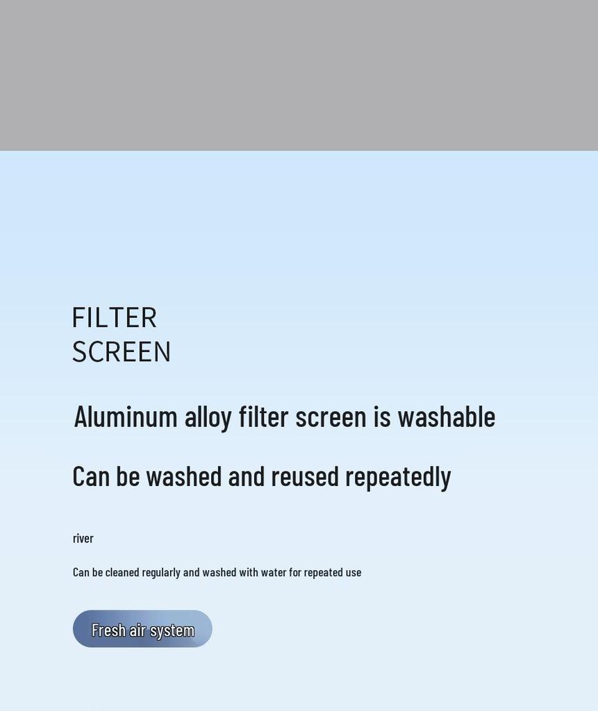 Ventilation Inlet Filter with Anti-Mosquito Mesh