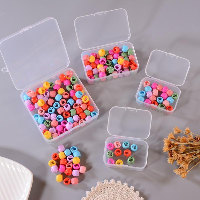 100PCS Mini Hair Claw Clips for Women Girls Cute Candy Colors Plastic Hairpins Hair Braids Maker Beads Headwear Hair Accessories