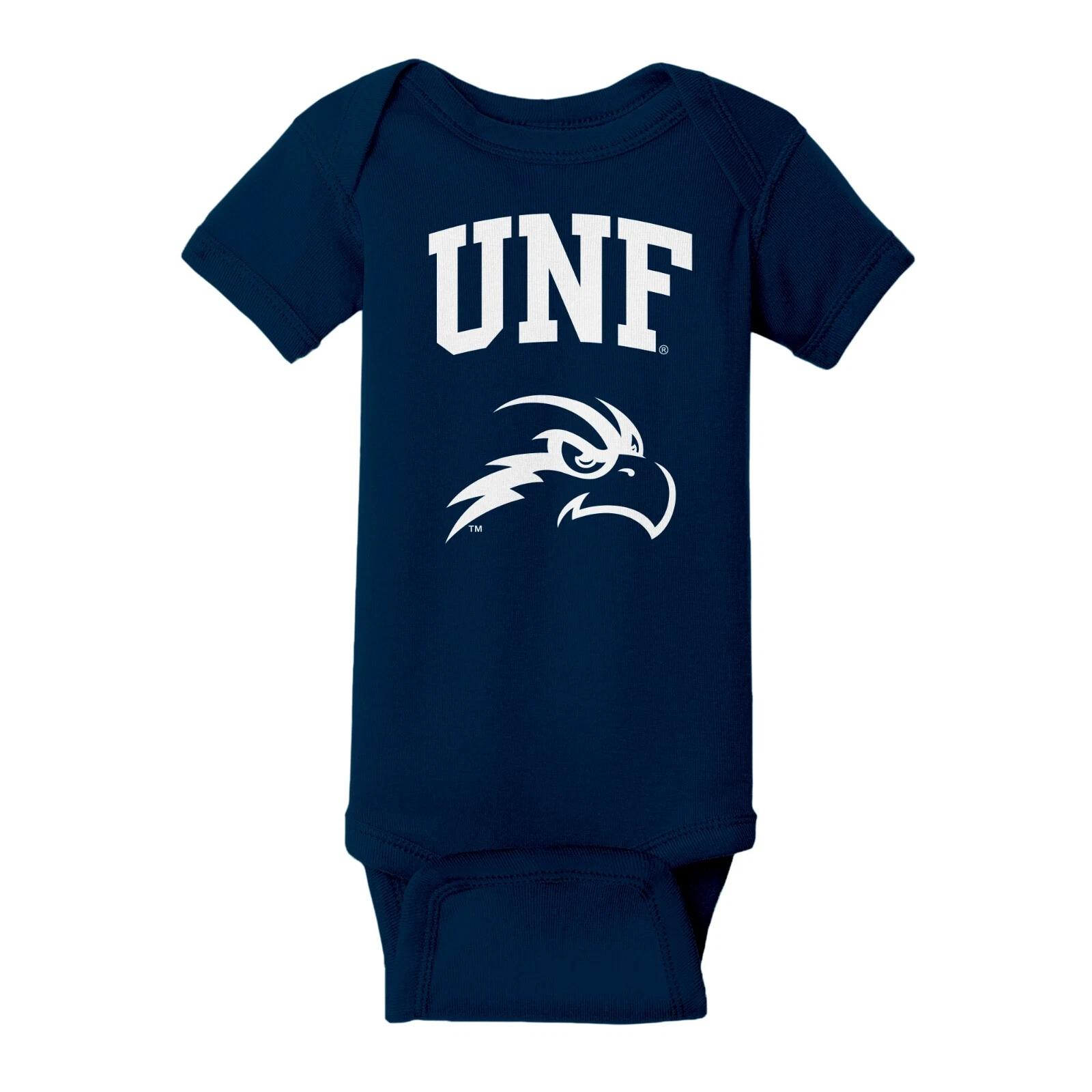 University of North Florida Ospreys Arch Logo Infant Creeper Bodysuit - Navy 4XL