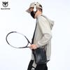 BULLCAPTAIN Pánská crossbody kabelka Pánské kabelky přes rameno Zipy Kabelky Velkokapacitní taška z pravé kůže Pro muže Messenger Tote Bag