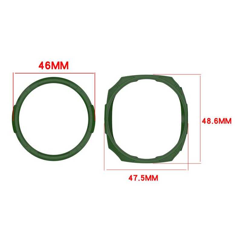 TPU Protective Case Anti-Scratch Hollow Watch Bezel Soft Screen Protector for Samsung Galaxy Watch 8 Classic/Galaxy Watch Ultra2