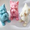 Große Größe 22CM Stehende Katze Kerze Silikonform Tier Sojawachs Silikonform Katzenliebhaber Heimdeko Geschenk Hundekerzenform