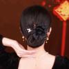 Camellia Black Butterfly Hair Bun Maker - Versatile Douyin-Style Twist Clip for Women