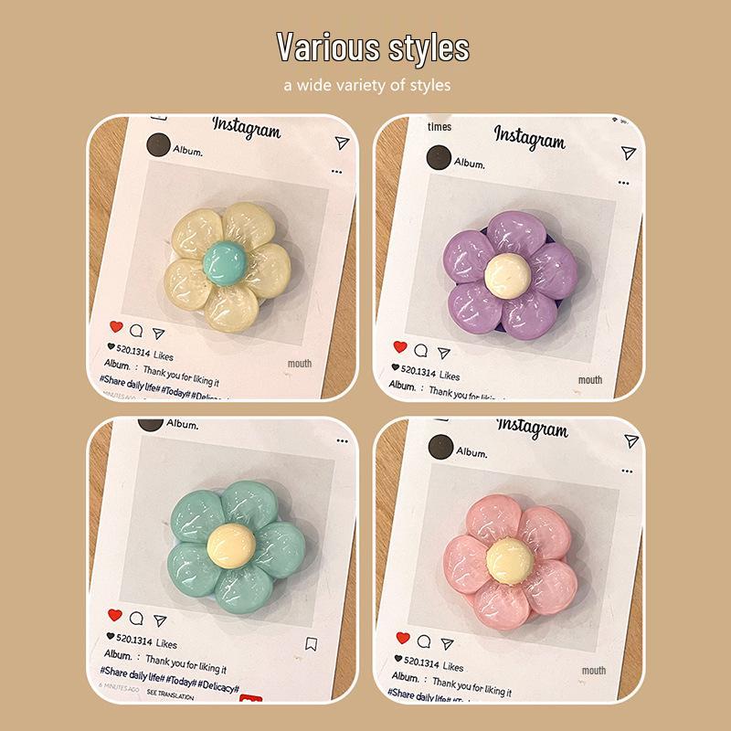 Foldable Telescopic Flower Airbag Phone Holder for Apple, Huawei, Xiaomi