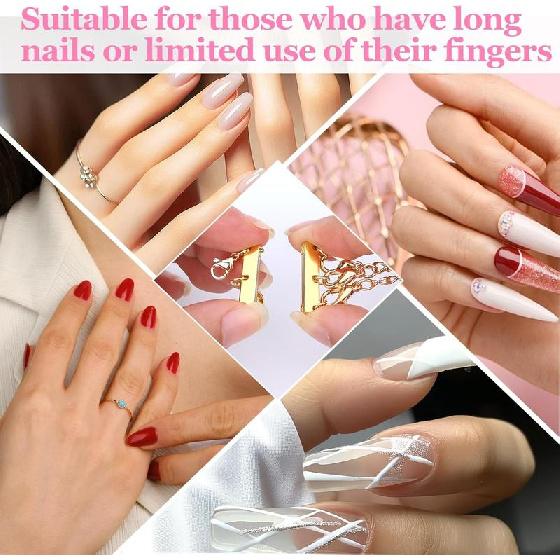 18K Gold Necklace Separator for Layering Lightweight Necklace Stacker Detangler Clas Magnetic Multiple Necklace Layering Bracelet Connector Girls’