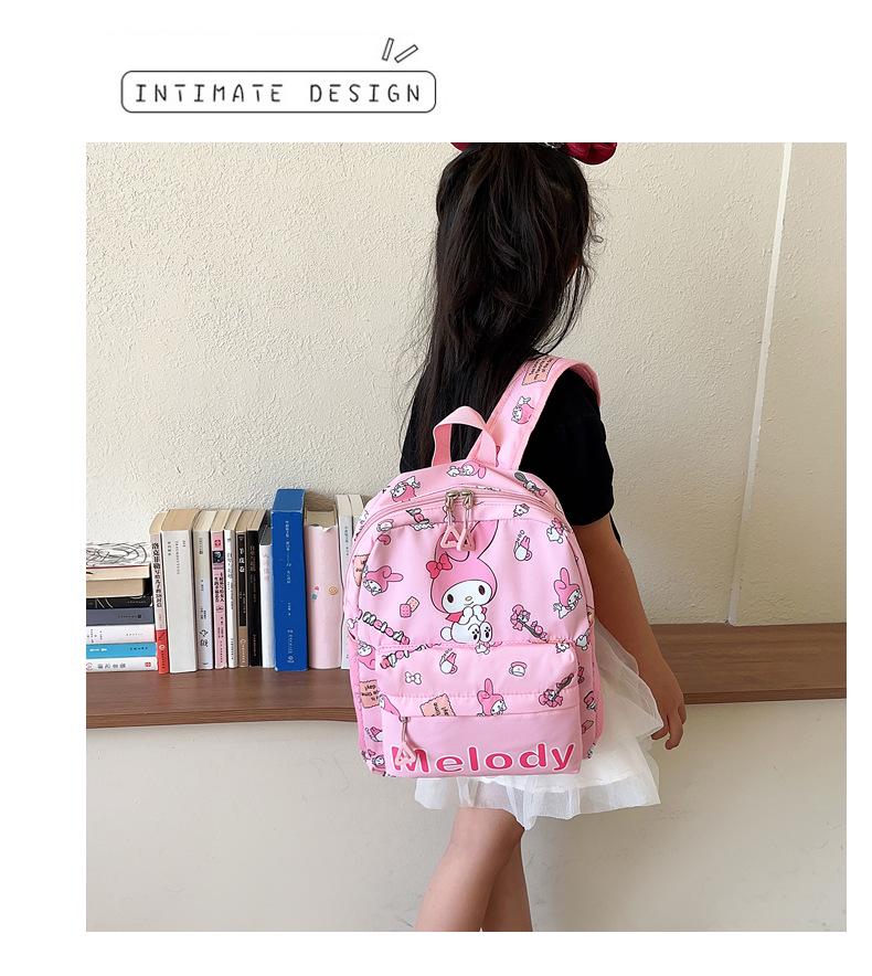 Rucsac ușor pentru fete drăguțe Kuromi pentru elevii de grădiniță și școală elementară