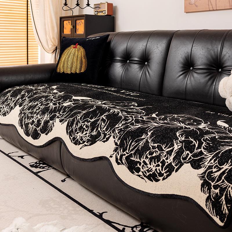 

Sofa Cushion, Four-Season Universal Special-Shaped Light Luxury, High-Grade Sense, Non-Slip And Dirt-Resistant Pillowcase, Seat Cushion, One Piece 90*70cm