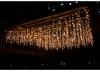 Waterproof LED Solar Fairy String Icicle & Waterfall Lights for Home & Outdoor Decoration