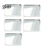 Fridge Magnet Making Set 5/15/50 Sets DIY Acrylic Kit, Square Rectangle Round Refrigerator Magnetic Crafts with Adhesive Backing Decor Crafts,