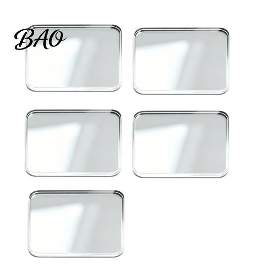 Fridge Magnet Making Set 5/15/50 Sets DIY Acrylic Kit, Square Rectangle Round Refrigerator Magnetic Crafts with Adhesive Backing Decor Crafts,