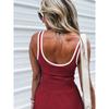 2026 Women's Sexy Camisole Top and Anti-Exposure Skirt Two-Piece Set In Contrasting Colors for Women