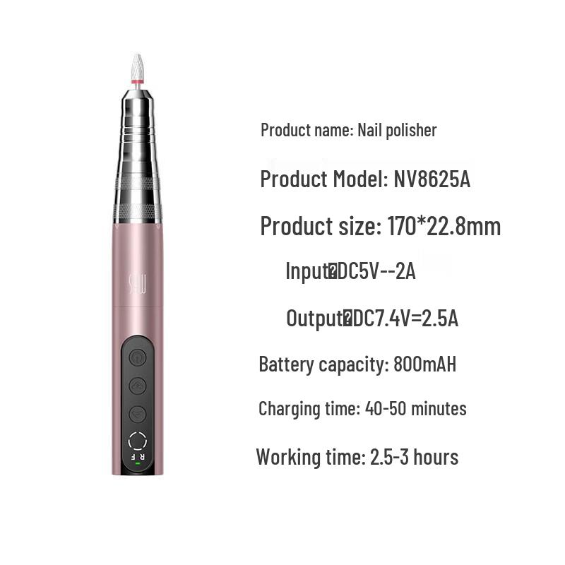 MKS Wireless Rechargeable Electric Nail and Foot Grinder